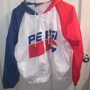 (RARE) pepsi zip-up